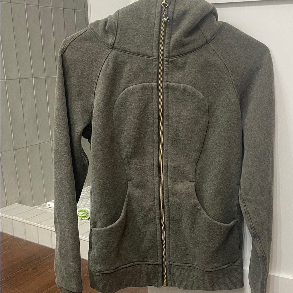 lululemon athletica Olive Green Hoodie